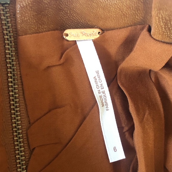 Free People Modern Femme Vegan Suede Mini Skirt - Picture 6 of 6